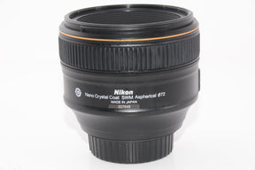 【外観特上級】Nikon 単焦点レンズ AF-S NIKKOR 58mm f/1.4G Fマウント フルサイズ対応