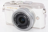 【外観並級】OLYMPUS ミラーレス一眼カメラ PEN E-PL9 レンズキット ホワイト