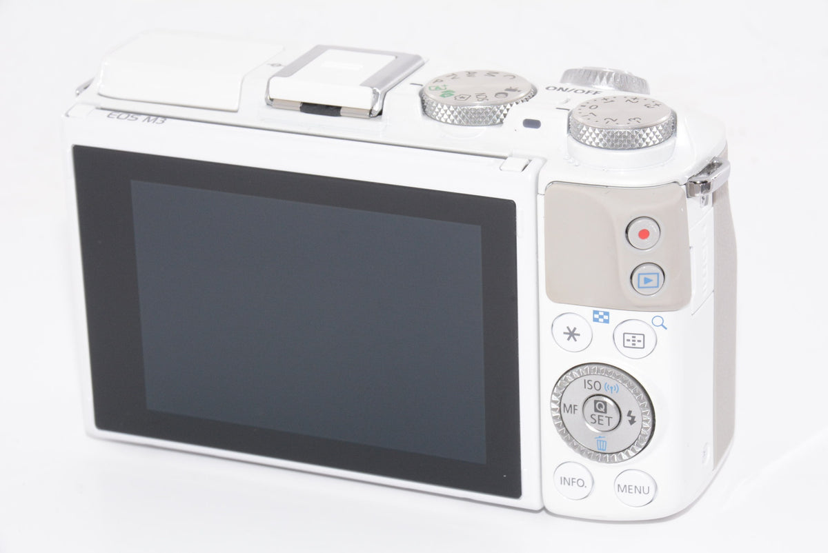 【外観特上級】Canon ミラーレス一眼カメラ EOS M3 ボディ(ホワイト) EOSM3WH-BODY