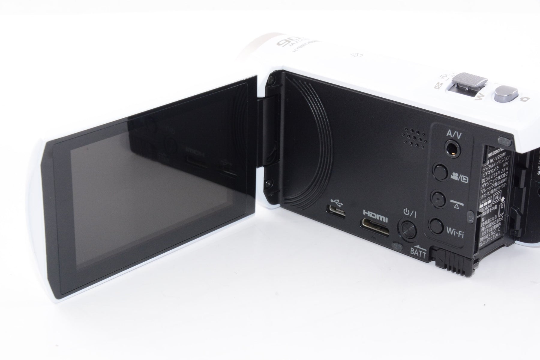 【外観特上級】パナソニック デジタルハイビジョンビデオカメラ 内蔵メモリー32GB ホワイト HC-V550M-W