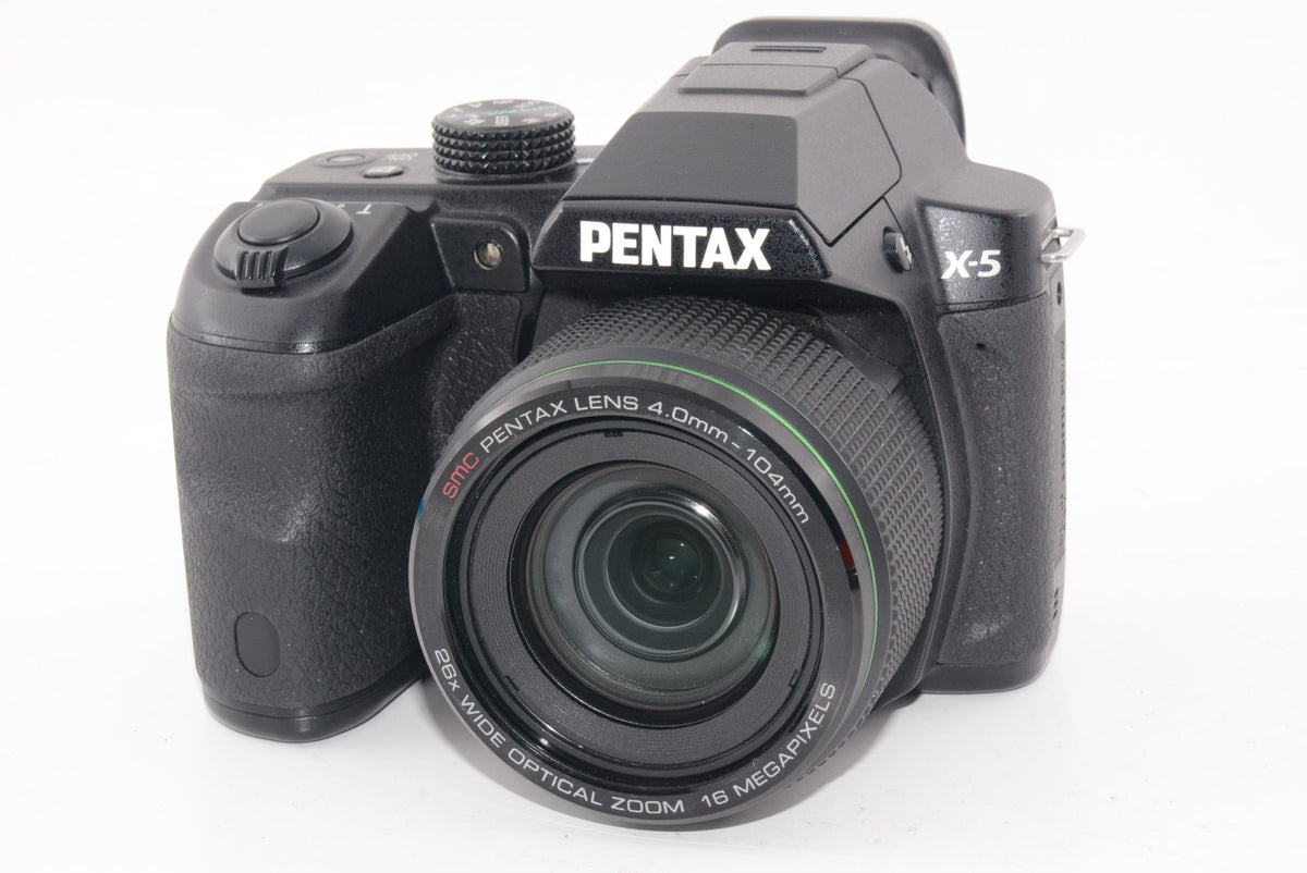 【外観特上級】PENTAX X-5 クラシックブラック 1,600万画素 超広角-超望遠ズームレンズ 単3型電池仕様 デュアル手ぶれ補正 高速連写 X-5 CLASSIC BLACK 12764