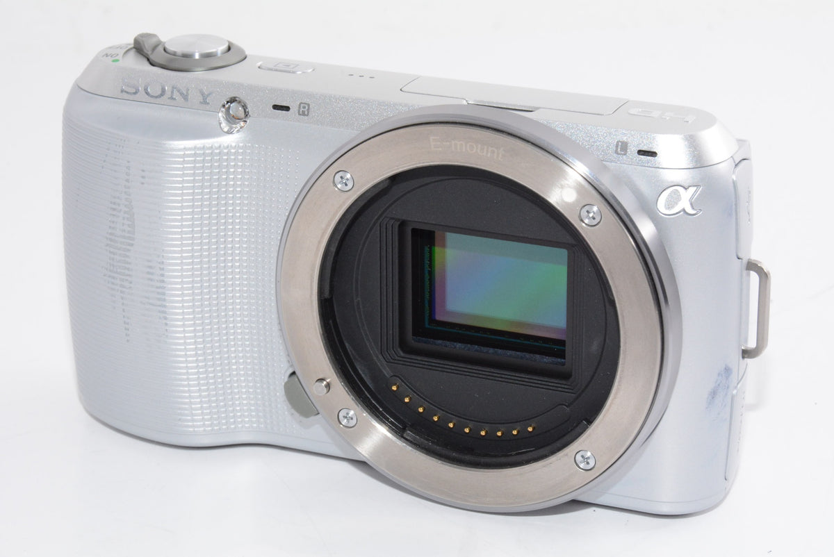 【外観並級】ソニー SONY ミラーレス一眼レフα NEX-C3 ズームレンズキット シルバー NEX-C3K/S