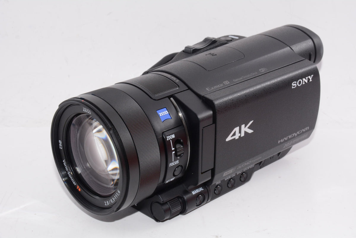 【外観特上級】ソニー SONY ビデオカメラ FDR-AX100 4K ブラック Handycam