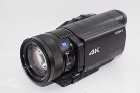 【外観特上級】ソニー SONY ビデオカメラ FDR-AX100 4K ブラック Handycam