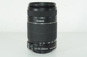 【外観特上級】Canon 望遠ズームレンズ EF-S55-250mm F4-5.6 IS II