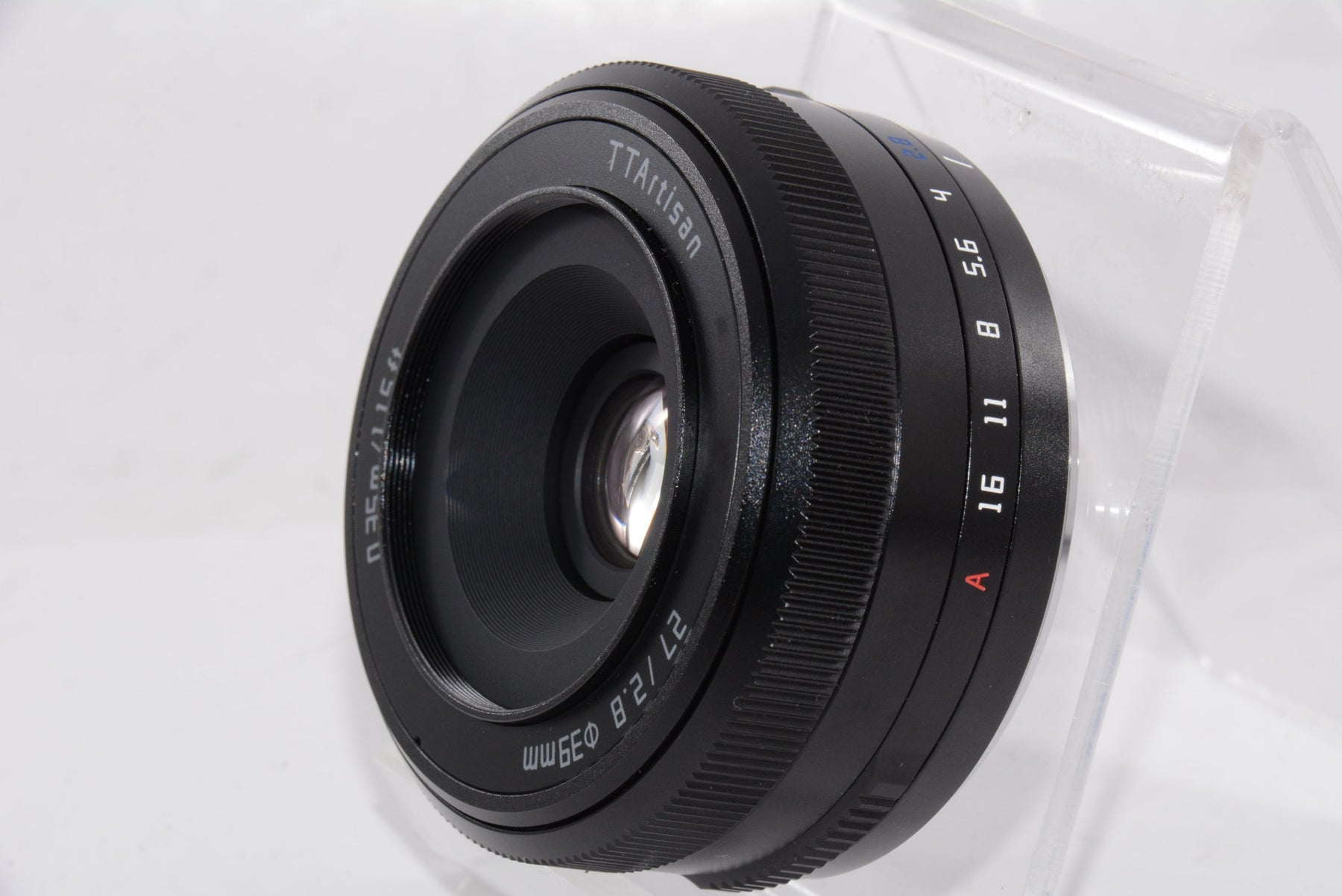 【外観特上級】TTArtisan AF 27mm f/2.8 Xマウント 富士フイルムX ブラック レンズ 銘匠光学