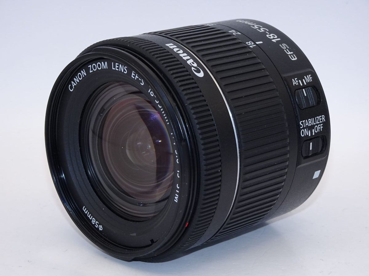 【外観特上級】Canon 標準ズームレンズ EF-S18-55mm F3.5-5.6 IS STM