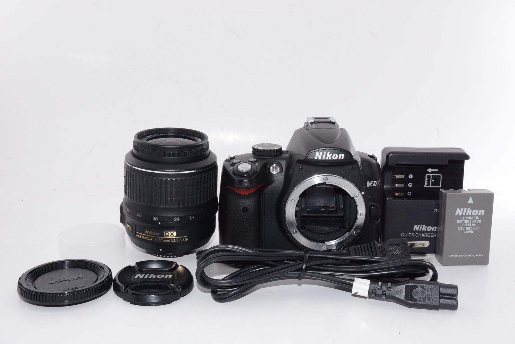 【外観並級】Nikon デジタル一眼レフカメラ D5000 レンズキット D5000LK