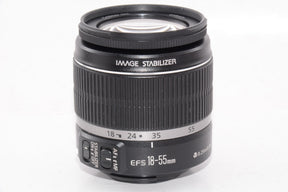 【外観並級】Canon 標準ズームレンズ EF-S18-55mm F3.5-5.6 IS