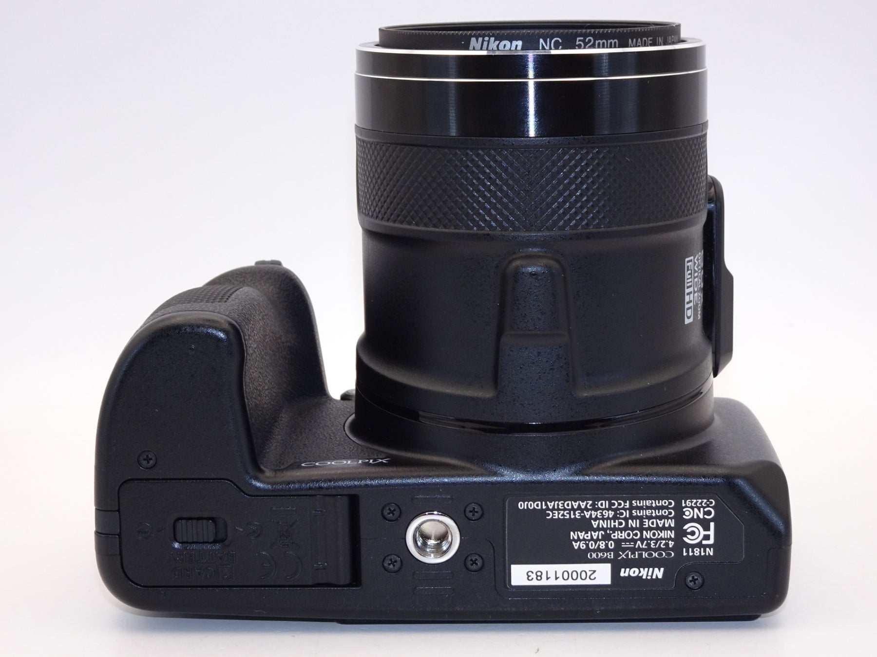 【外観並級】Nikon デジタルカメラ COOLPIX B600 BK 光学60倍 軽量 クールピクス ブラック B600BK