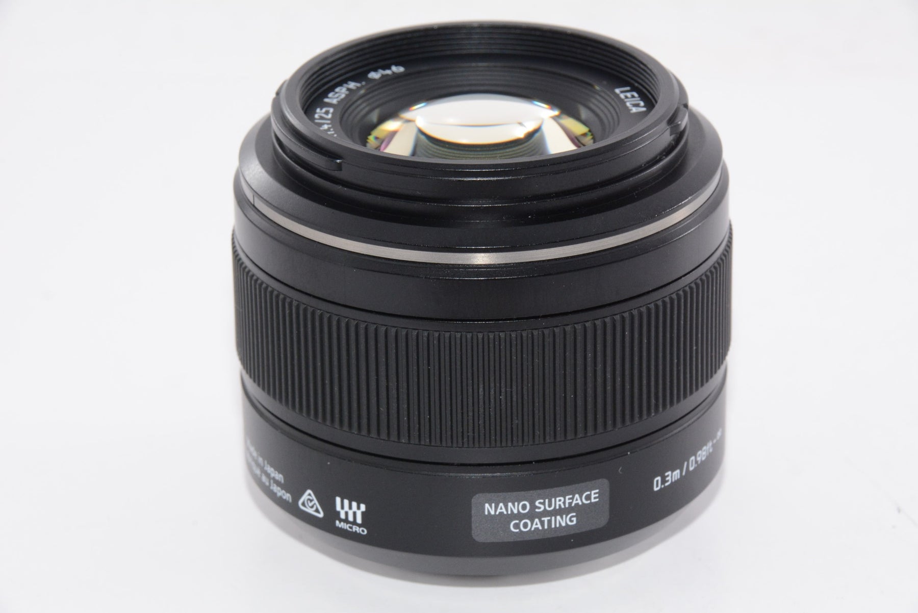 【外観特上級】パナソニック マイクロフォーサーズ用 DG SUMMILUX 25mm/F1.4 ASPH. ブラック H-X025