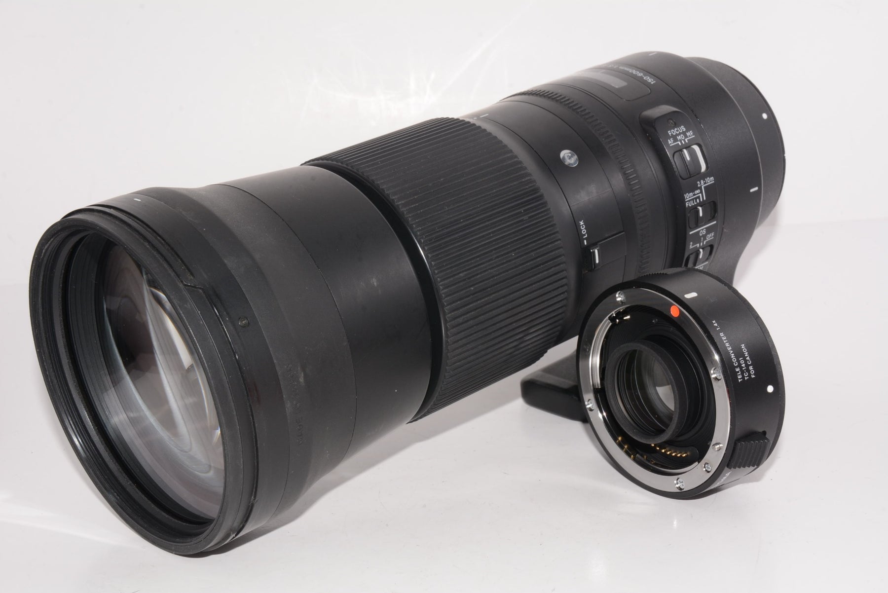 【外観並級】SIGMA 超望遠ズームレンズ Contemporary 150-600mm F5-6.3 DG OS HSM テレコンバーターキット キヤノン用 フルサイズ対応