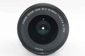 【外観特上級】Canon 超広角ズームレンズ EF-S10-18mm F4.5-5.6 IS STM