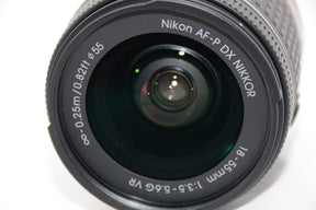 【外観特上級】Nikon 標準ズームレンズ AF-P DX NIKKOR 18-55mm f/3.5-5.6G VR