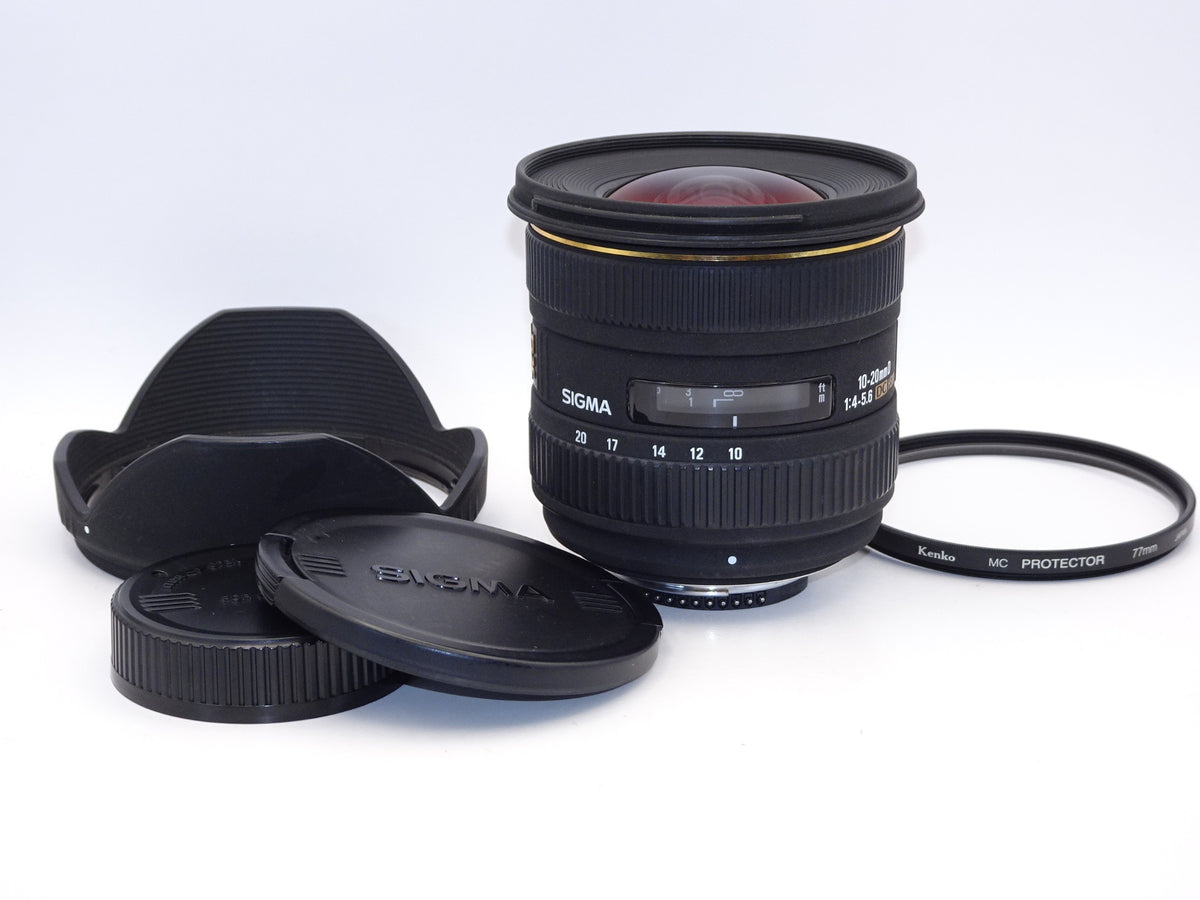 【外観特上級】SIGMA 超広角ズームレンズ 10-20mm F3.5 EX DC HSM ニコン用 APS-C専用