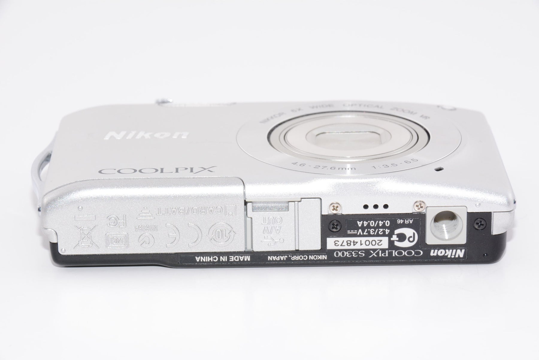 【外観特上級】Nikon デジタルカメラ COOLPIX (クールピクス) S3300 クリスタルシルバー S3300SL