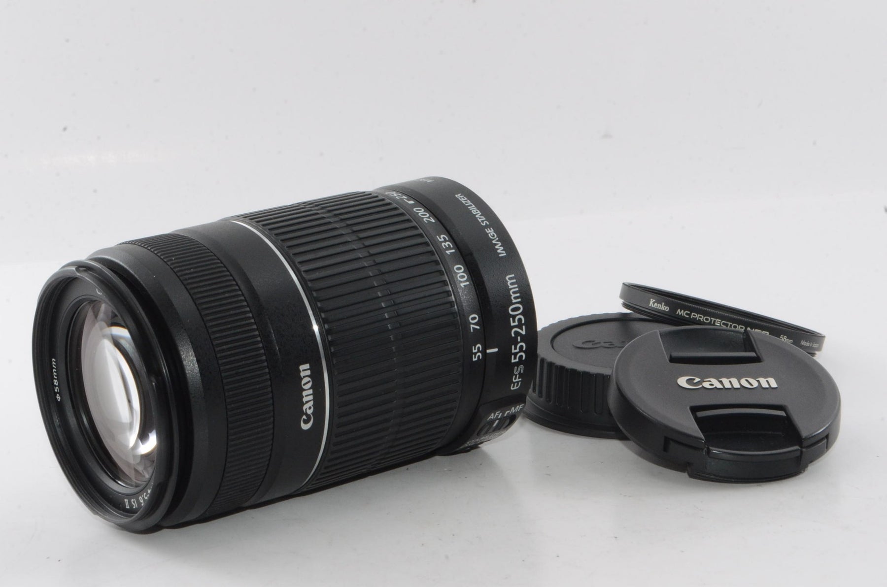 【外観特上級】Canon 望遠ズームレンズ EF-S55-250mm F4-5.6 IS II