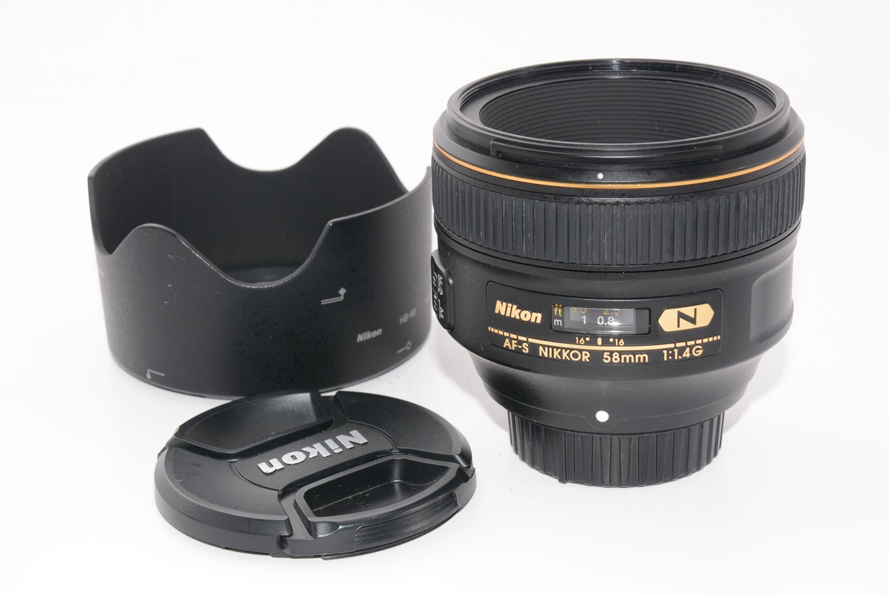 【外観特上級】Nikon 単焦点レンズ AF-S NIKKOR 58mm f/1.4G Fマウント フルサイズ対応