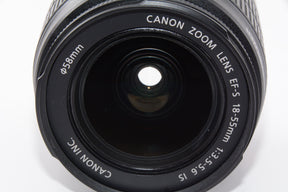 【外観特上級】Canon 標準ズームレンズ EF-S18-55mm F3.5-5.6 IS