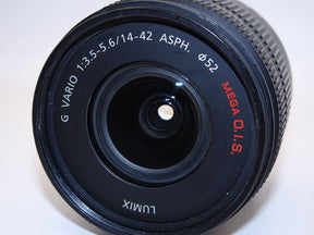 【外観並級】パナソニック LUMIX G VARIO 14-42mm F3.5-5.6 ASPH. MEGA O.I.S H-FS014042