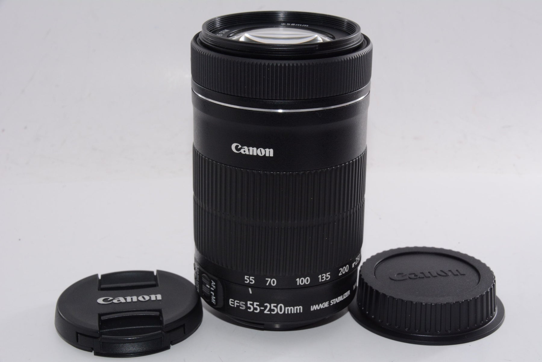 【外観特上級】Canon 望遠ズームレンズ EF-S55-250mm F4-5.6 IS STM
