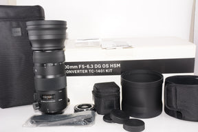 【外観特上級】SIGMA 超望遠ズームレンズ Sports 150-600mm F5-6.3 DG OS HSM テレコンバーターキット ニコン用 フルサイズ対応