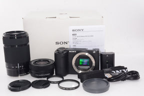 【ほぼ新品】SONY ソニー ミラーレス一眼カメラ ZV-E10M2 ダブルズームレンズキット(同梱レンズ:SELP16502+SEL55210)