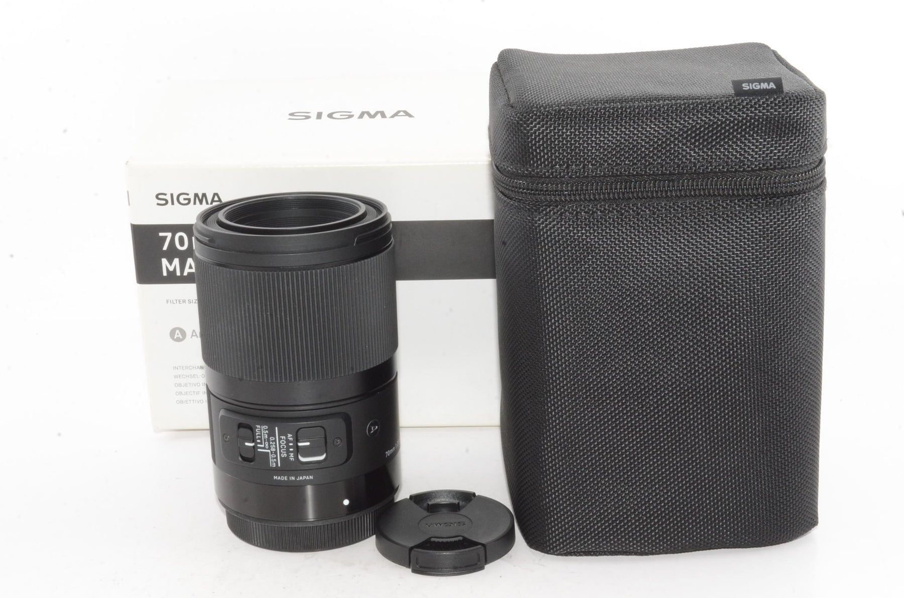 【外観特上級】SIGMA 70mm F2.8 DG MACRO Canon EFマウント フルサイズ対応 271954