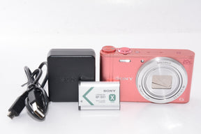 【外観特上級】ソニー SONY デジタルカメラ Cyber-shot WX350 ピンク DSC-WX350-P