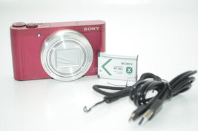 【外観特上級】ソニー SONY デジタルカメラ DSC-WX500 光学30倍ズーム 1820万画素 レッド Cyber-shot DSC-WX500 RC