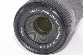 【外観特上級】Canon 望遠ズームレンズ EF-S55-250mm F4-5.6 IS STM