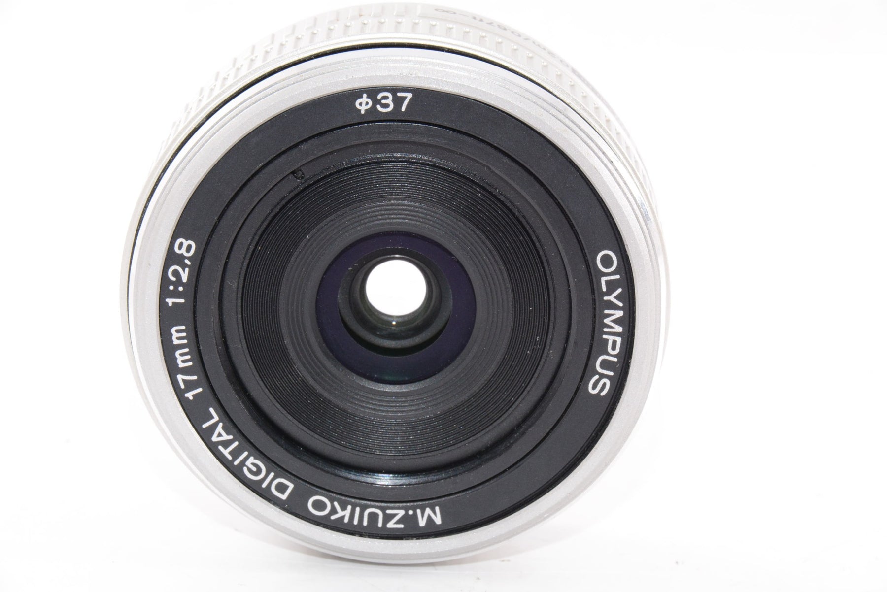 【外観特上級】OLYMPUS パンケーキレンズ M.ZUIKO DIGITAL 17mm F2.8 シルバー