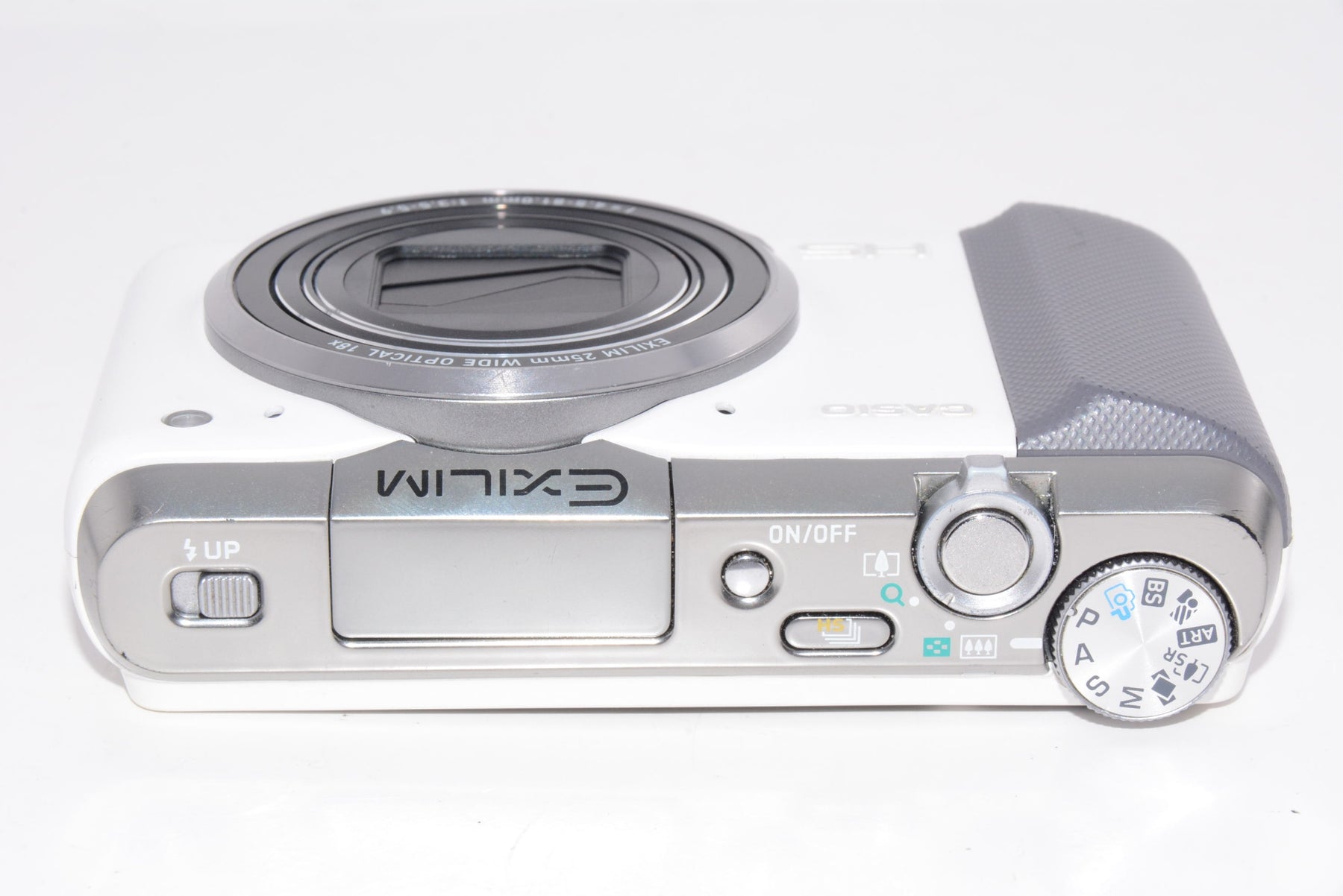 【外観並級】CASIO EXILIM デジタルカメラ ハイスピード 1610万画素 光学18倍ズーム ホワイト EX-ZR700WE