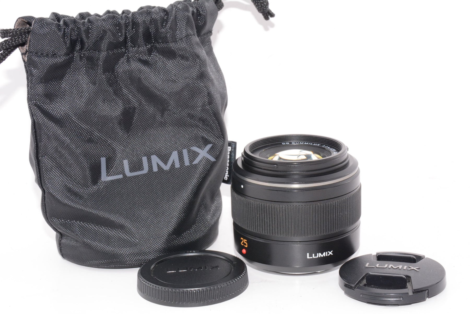 【外観並級】パナソニック マイクロフォーサーズ用 DG SUMMILUX 25mm/F1.4 ASPH. ブラック H-X025