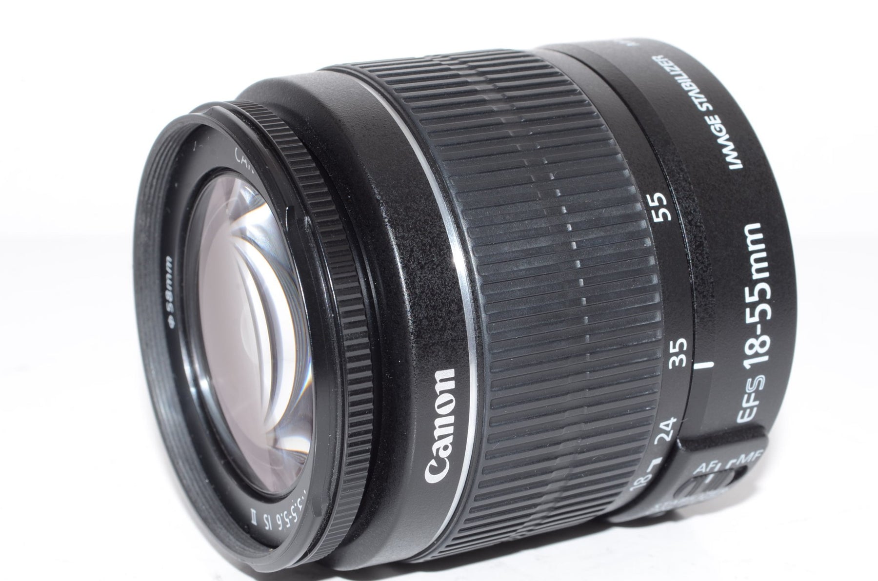 【外観特上級】Canon 標準ズームレンズ EF-S18-55mm F3.5-.5.6 IS II