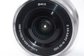 【外観特上級】SONY 標準ズームレンズ E PZ 16-50mm F3.5-5.6 OSS ソニー Eマウント用 APS-C専用 SELP1650