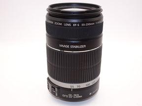 【外観特上級】Canon 望遠レンズ EF-S55-250mm F4-5.6 IS