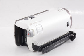 【外観特上級】パナソニック HDビデオカメラ V480MS 32GB 高倍率90倍ズーム ホワイト HC-V480MS-W