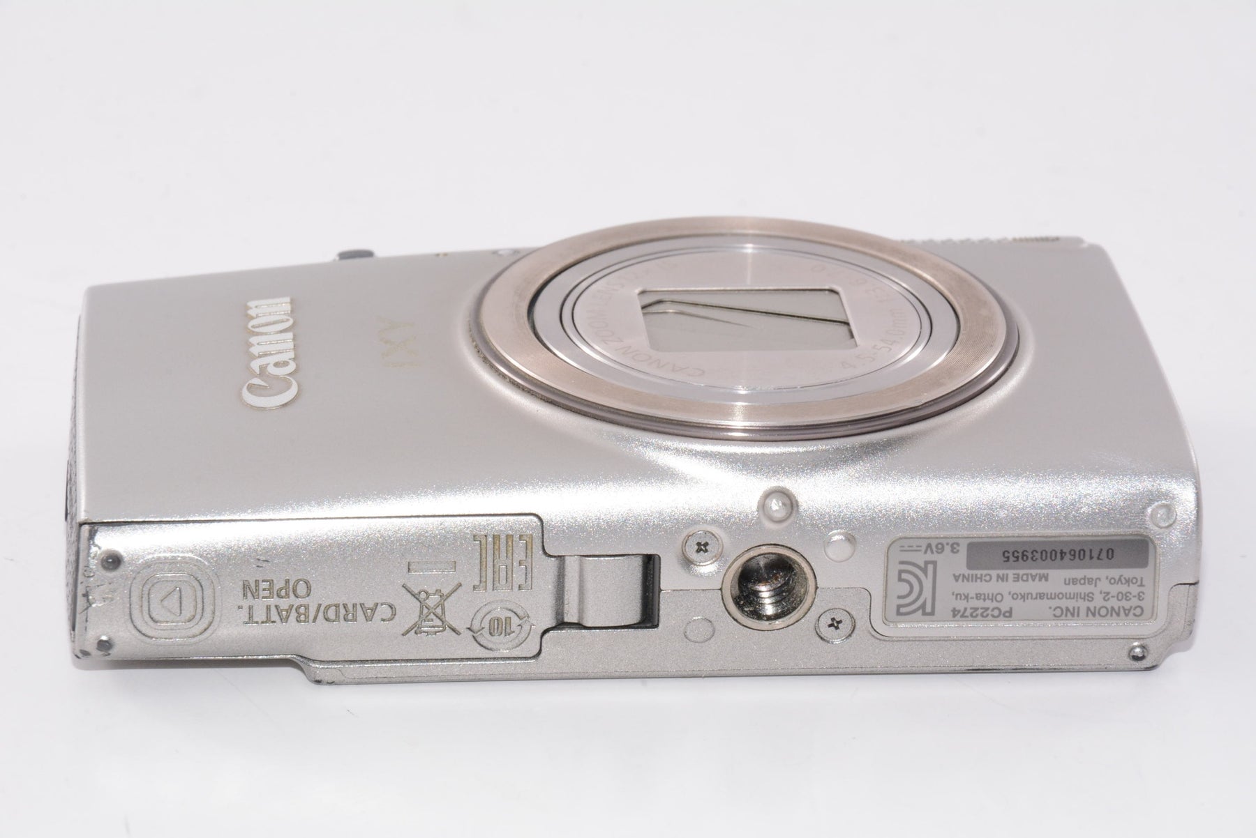 【外観並級】Canon コンパクトデジタルカメラ IXY 650 シルバー IXY650SL