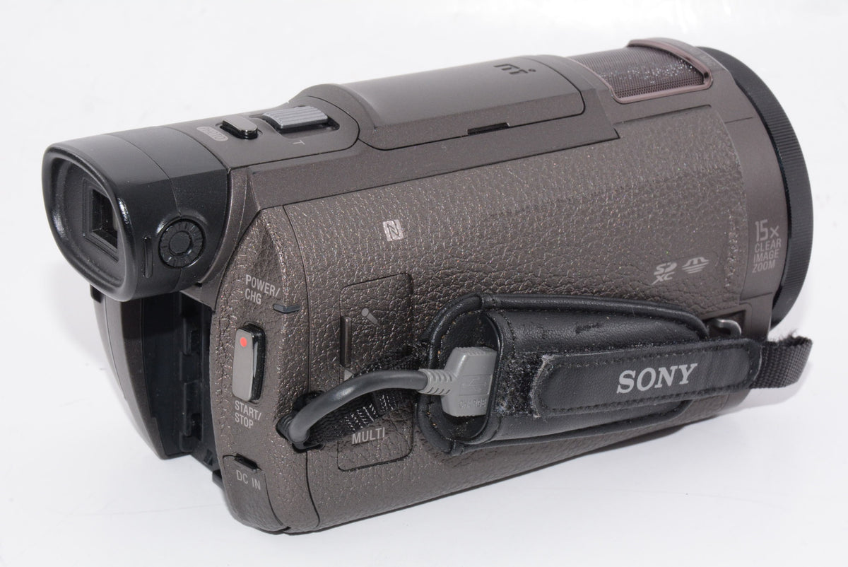 【外観特上級】SONY 4Kビデオカメラ Handycam FDR-AXP35 ブロンズブラウン 光学10倍 FDR-AXP35-TI
