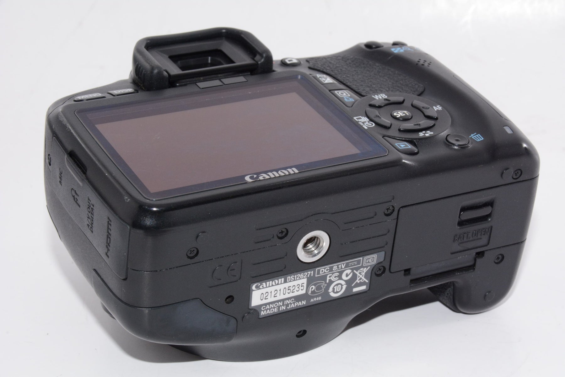 【外観並級】Canon デジタル一眼レフカメラ EOS Kiss X4 EF-S 18-55 IS レンズキット KISSX4-1855ISLK