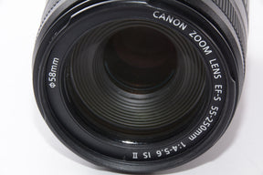 【外観特上級】Canon 望遠ズームレンズ EF-S55-250mm F4-5.6 IS II