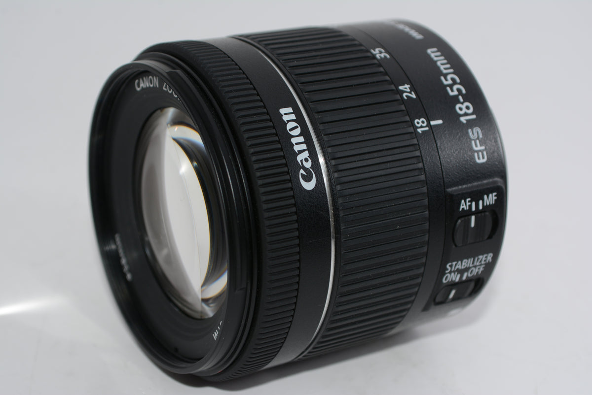 【外観特上級】Canon 標準ズームレンズ EF-S18-55mm F4.0-5.6IS STM