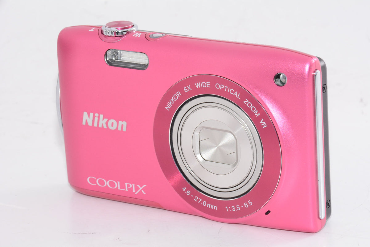 【外観特上級】Nikon デジタルカメラ COOLPIX (クールピクス) S3300 ストロベリーピンク S3300PK