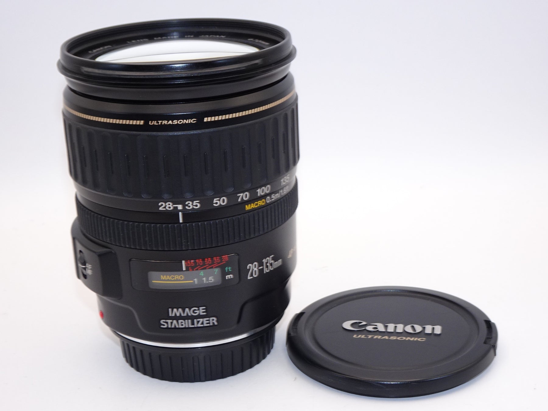 【外観並級】Canon 標準ズームレンズ EF28-135mm F3.5-5.6 IS USM フルサイズ対応