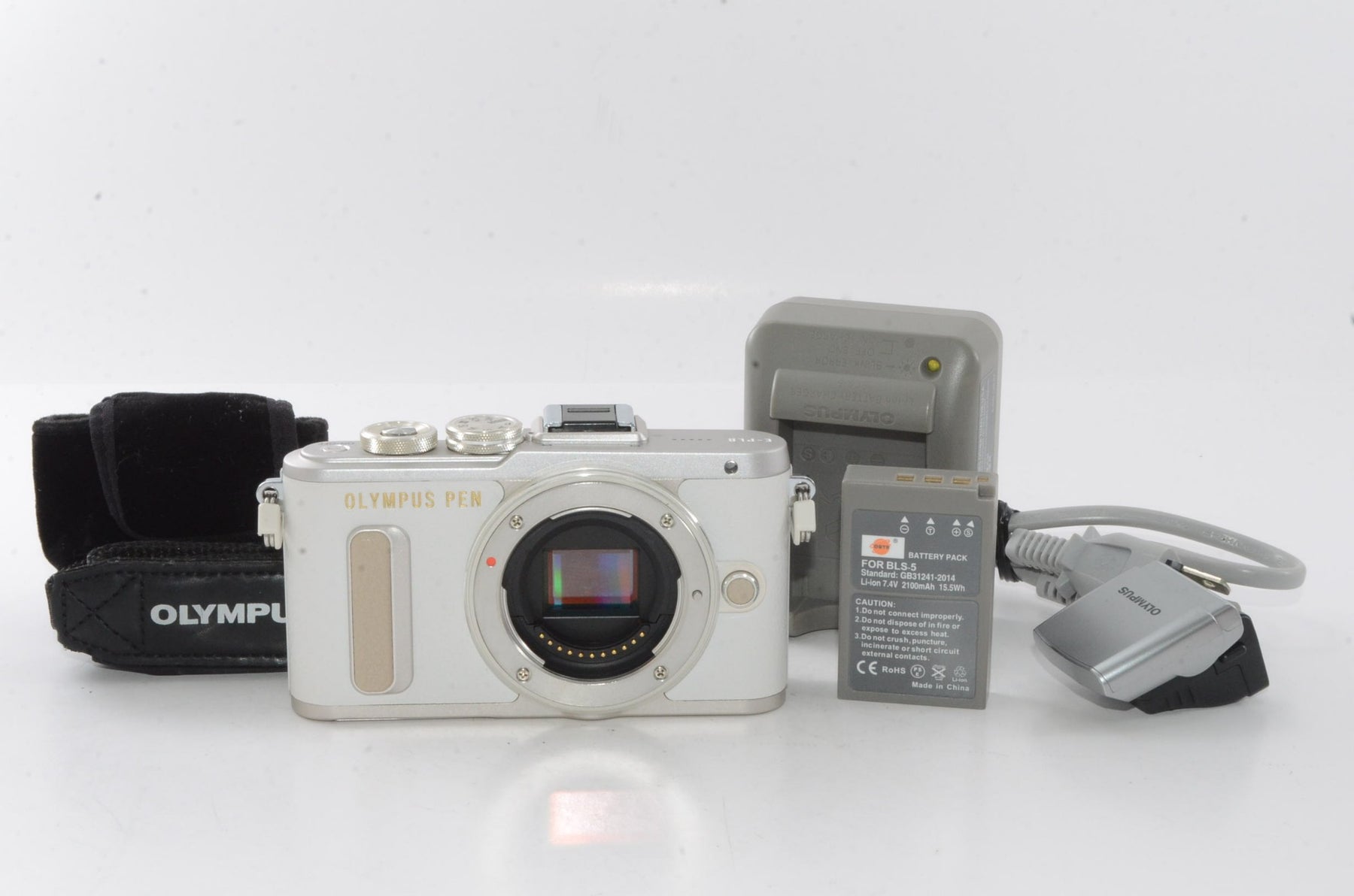 【外観特上級】OLYMPUS ミラーレス一眼 E-PL8 ボディー ホワイト