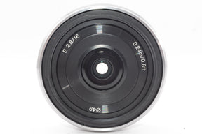 【外観並級】ソニー SONY 単焦点レンズ E 16mm F2.8 ソニー Eマウント用 SEL16F28