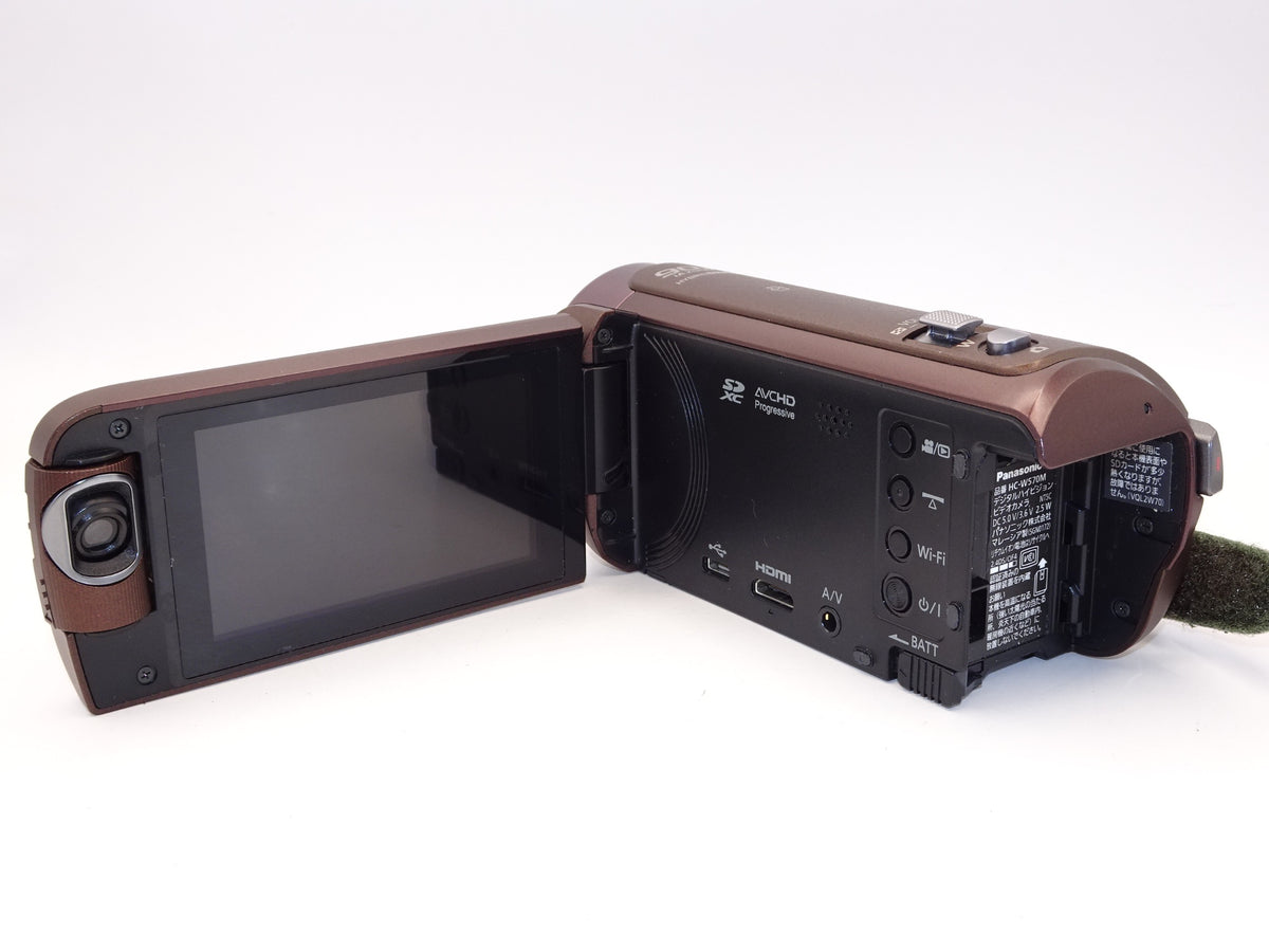 【外観並級】パナソニック HDビデオカメラ W570M ブラウン HC-W570M-T