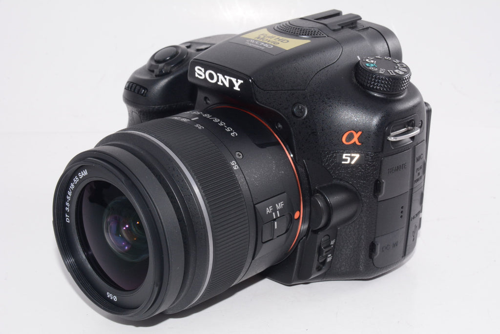 外観並級】SONY α57 ズームレンズキット DT 18-55mm F3.5-5.6 SAM付属