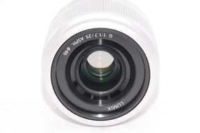 【外観特上級】パナソニック マイクロフォーサーズ用 ルミックス G 25mm/ F1.7 ASPH.